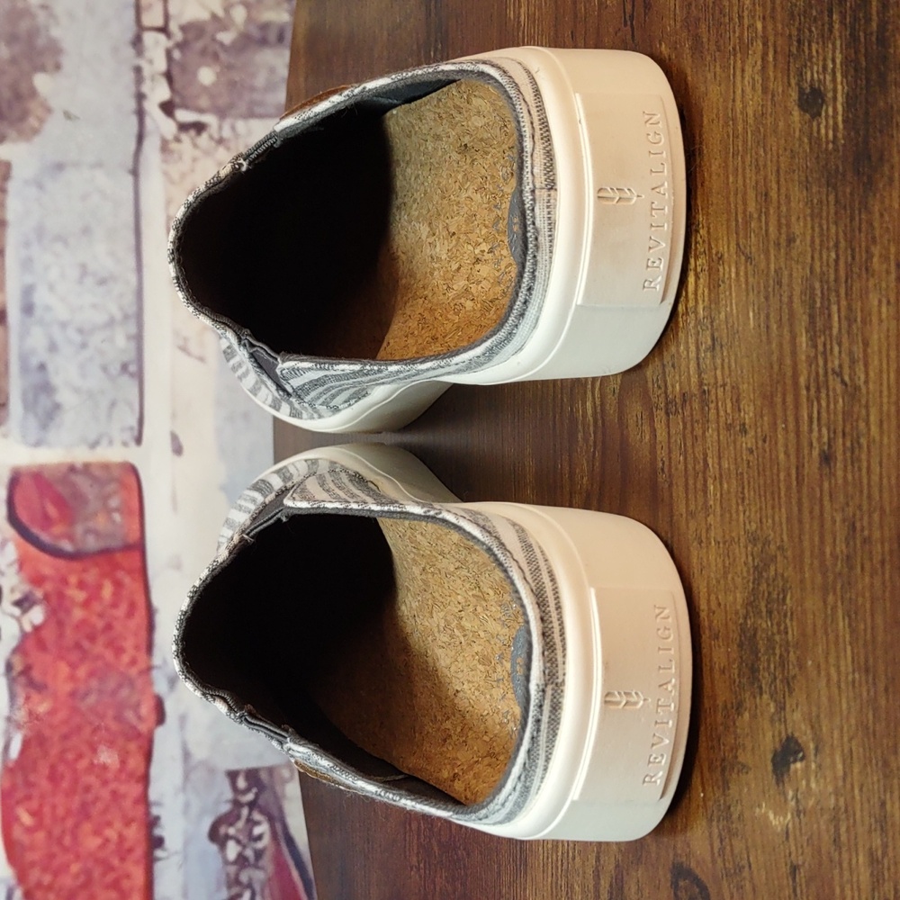Revitalign "Esplanade" Stripe Canvas Slip-on Sneakers - Picture 5 of 16